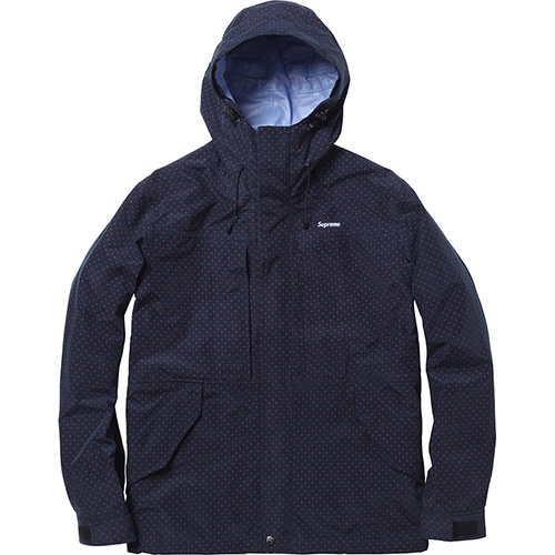 Supreme PIN DOT SHELL JACKET NAVY | GVG STORE. K-POP, K-FASHION