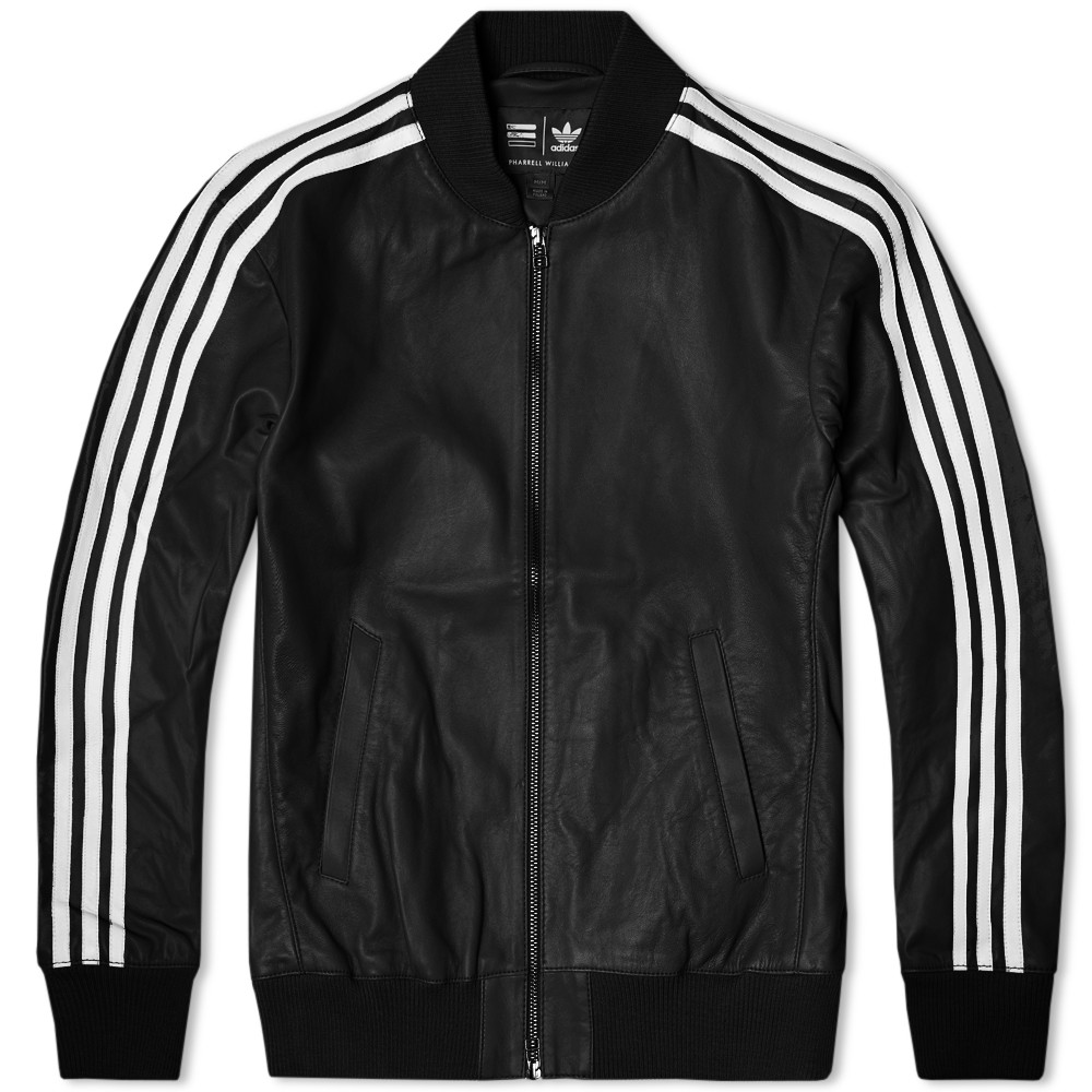 adidas pharrell leather jacket