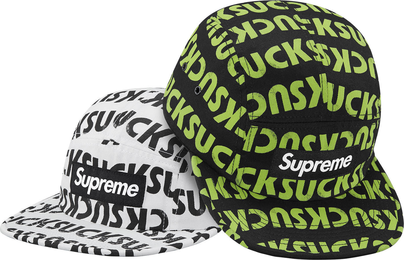 supreme suck camp cap