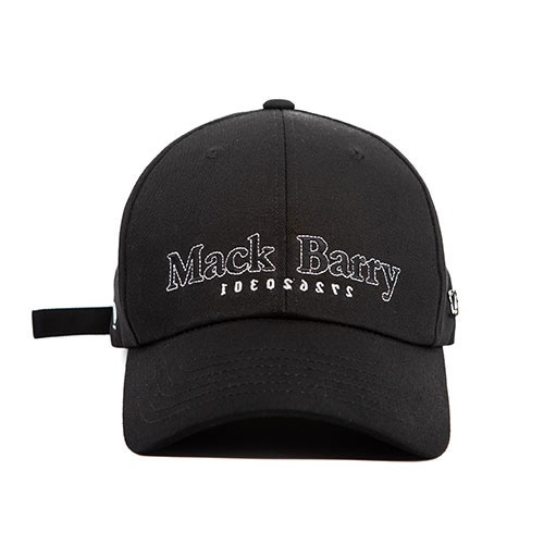MACK BARRY MACK NUMBER CURVE CAP BLACK | GVG STORE. K-POP, K-FASHION ...