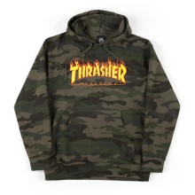 THRASHER LIMITED EDITION - FLAME HOOD - ROYAL BLUE | GVG STORE. K