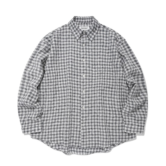 Saintpain SP GINGHAM CHECK OVER SHIRTS | GVG STORE. K-POP, K-FASHION STORE.  Worldwide Shipping.